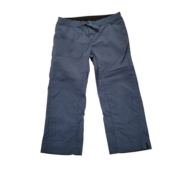 Prana Blue Cropped Pants Size Small EUC - Picture 2 of 14